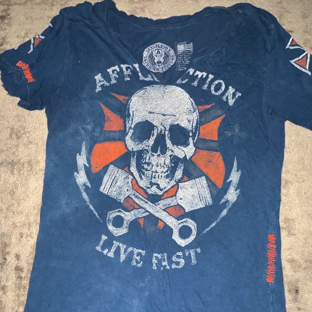 Women’s affliction shirt